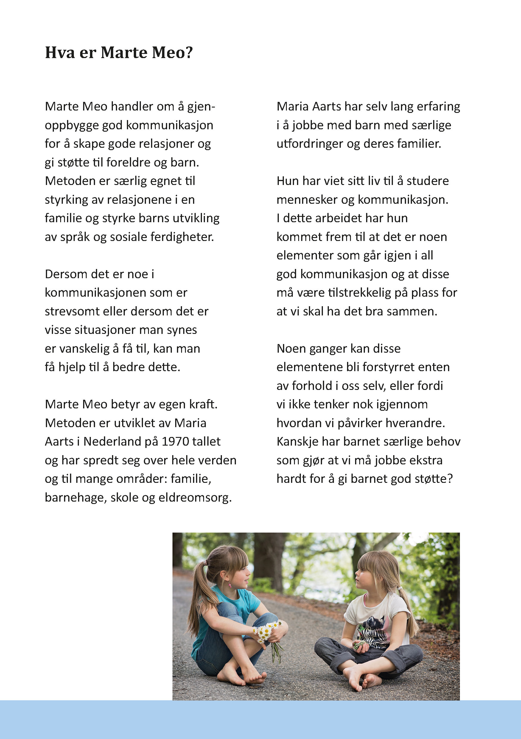 Brosjyre Marte Meo side 2